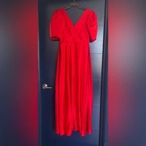 Red wedding event dresses